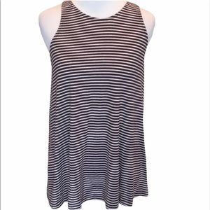 ATHLETA purple striped workout tank